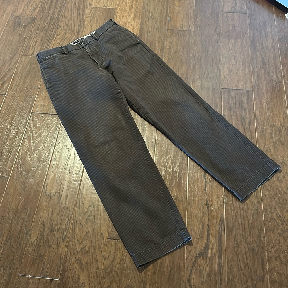 Men’s Banana Republic Brown pinstripe pants- 30x30